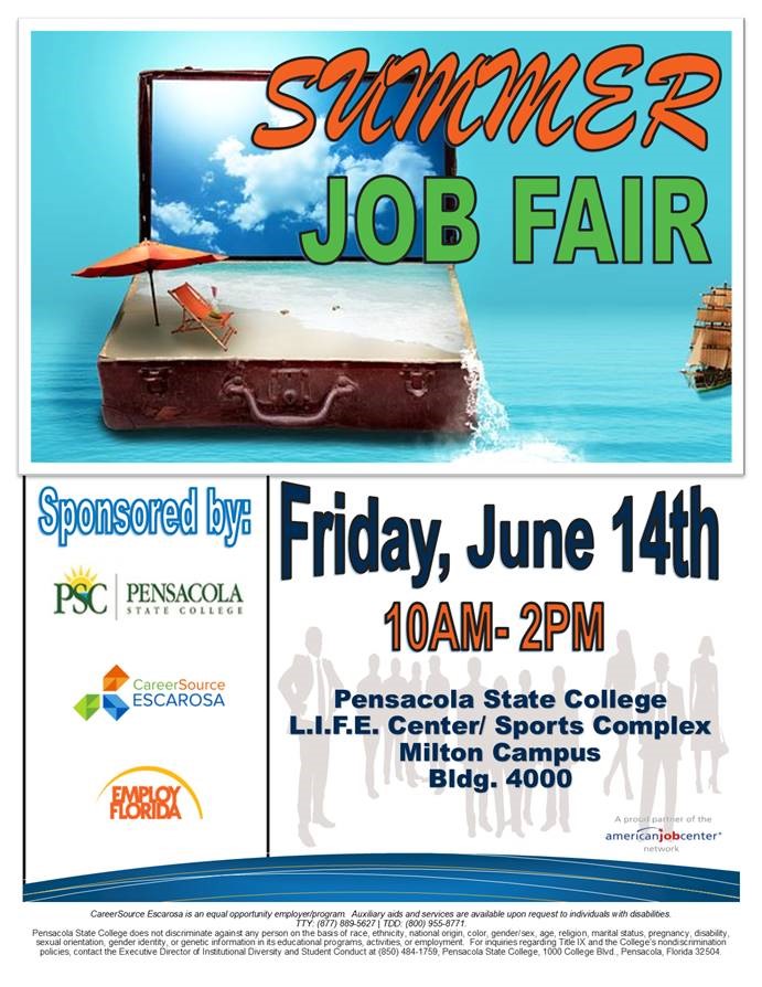 Summer_job_fair - CareerSource Escarosa